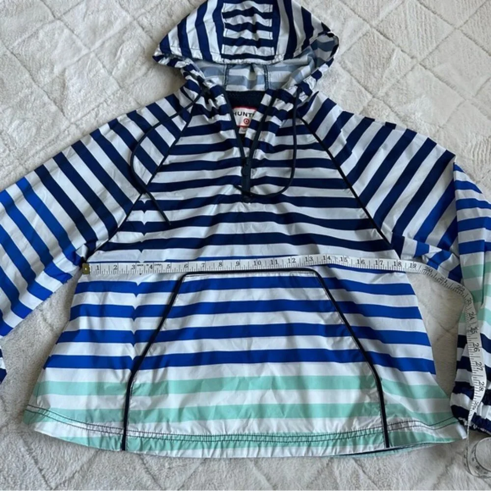 Hunter For Target | Blue & White Rain Jacket Coat | Size Extra Small